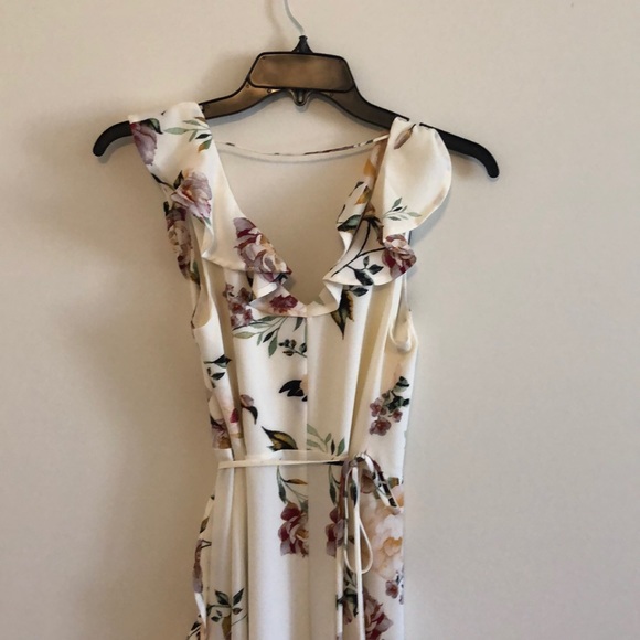Leith Ruffle Wrap Maxi Dress xs/Garden Party print - Picture 3 of 8